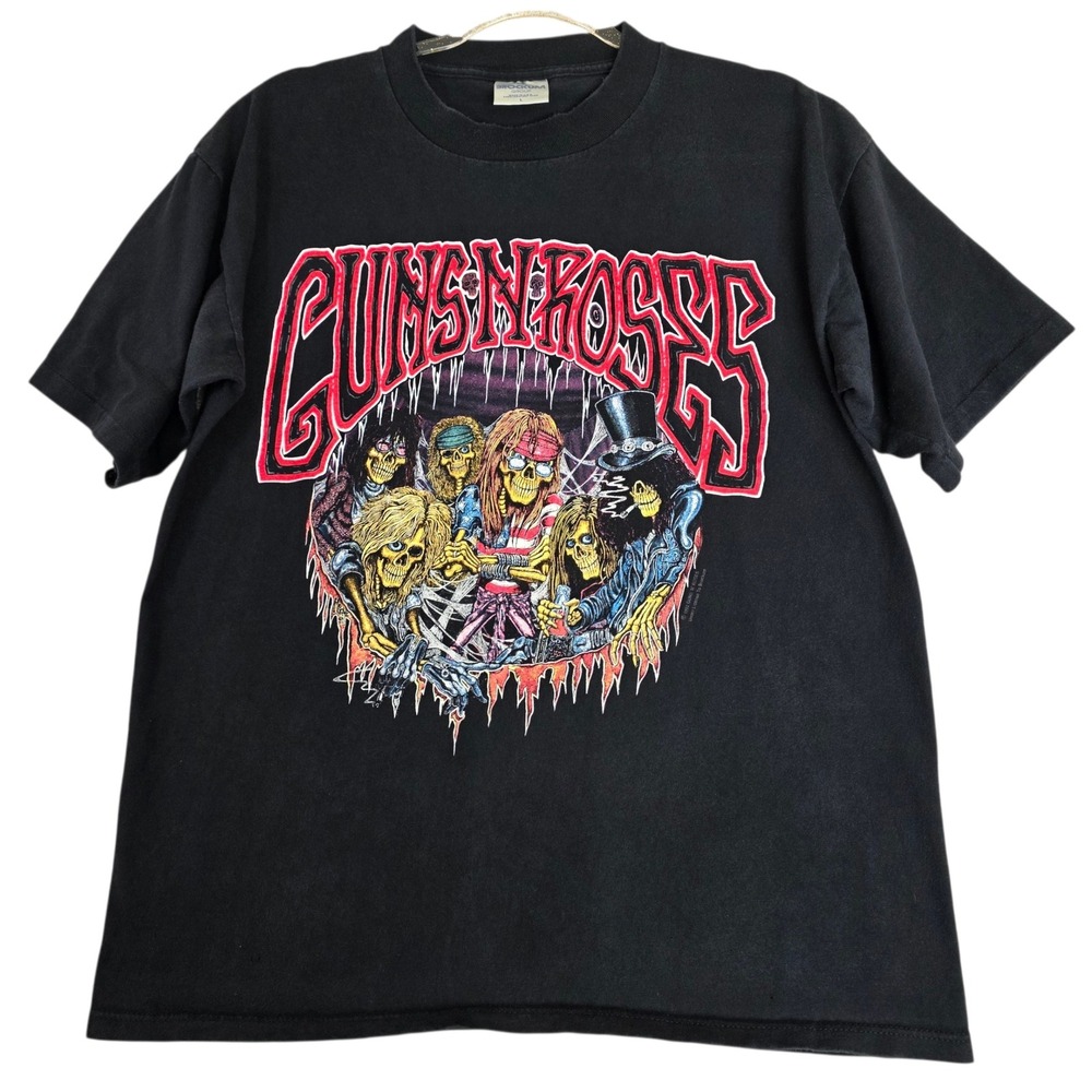 Vintage 1991 Guns N Roses Use Your Illusion Tour Shirt Single Stitch Brockum USA